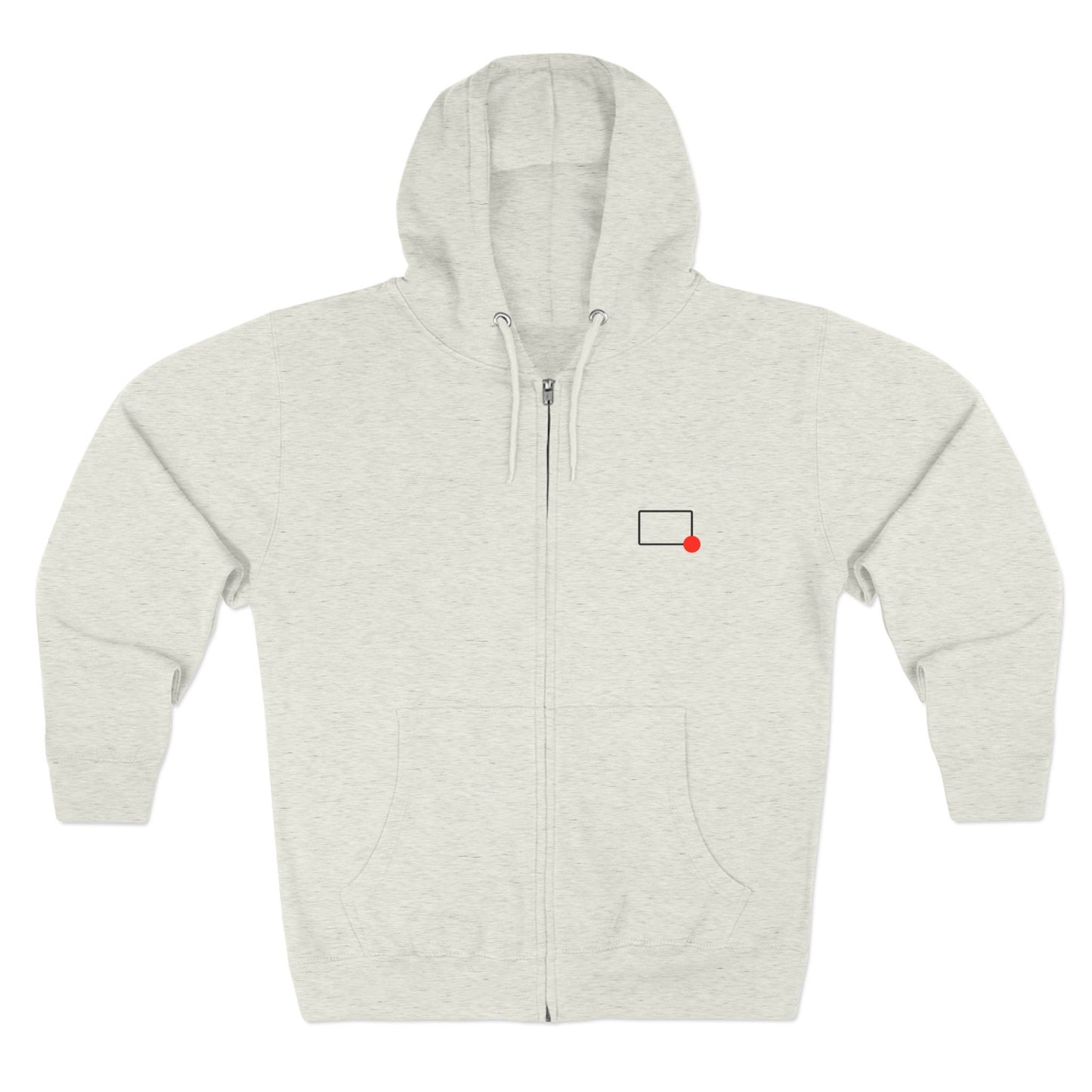 Rectangles Podcast Zip Hoodie
