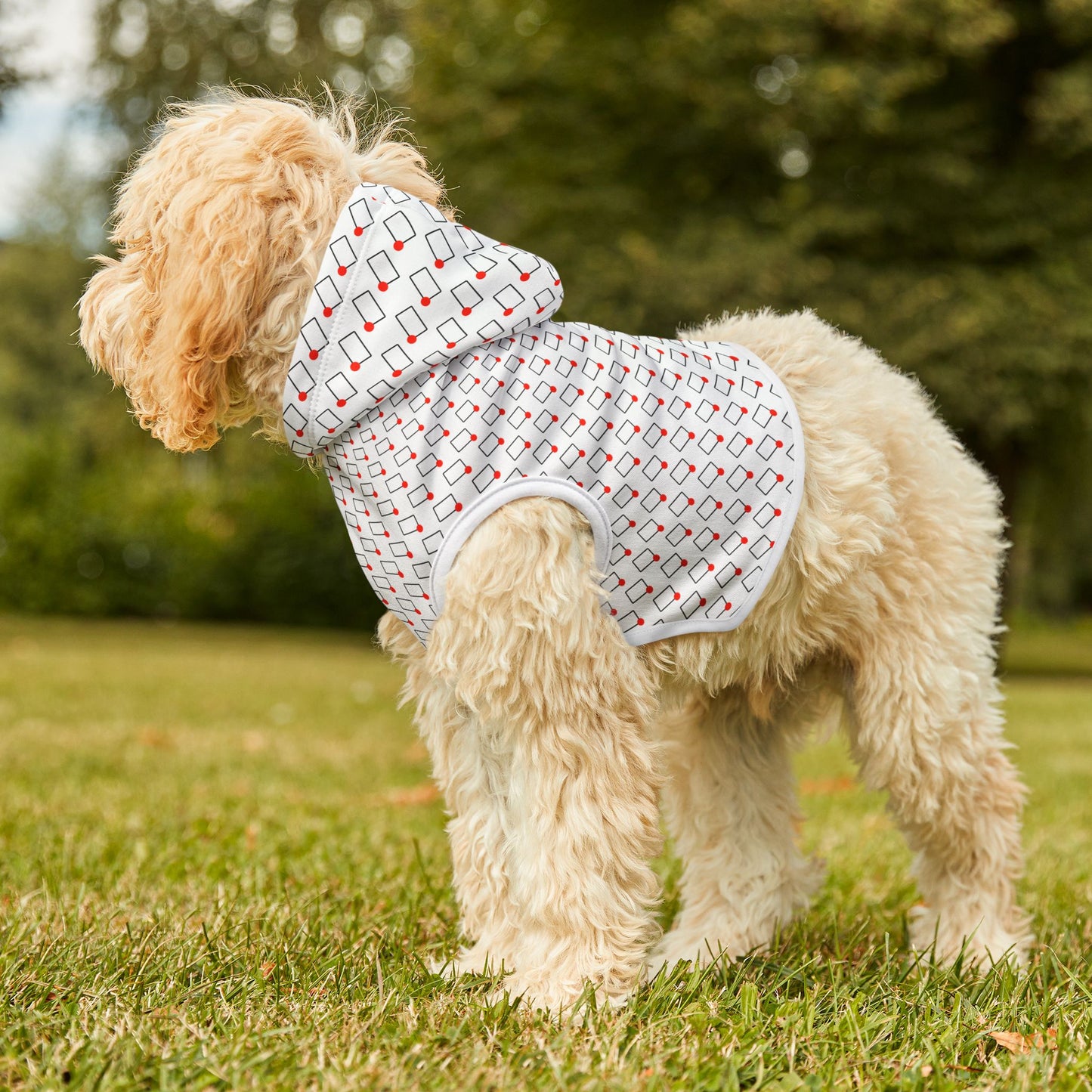Rectangles Podcast Pet Hoodie