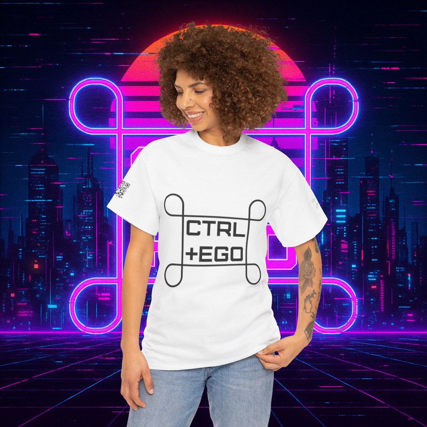CTRL + EGO Big logo  Tee