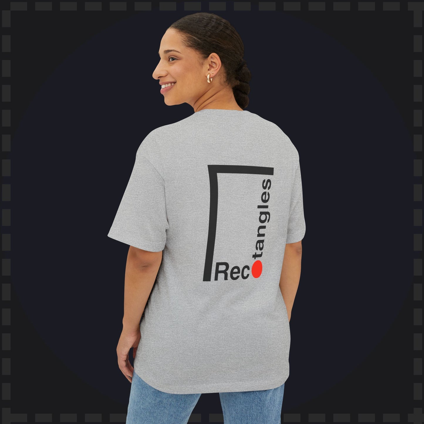 Rectangles Podcast Logo Oversize shirt
