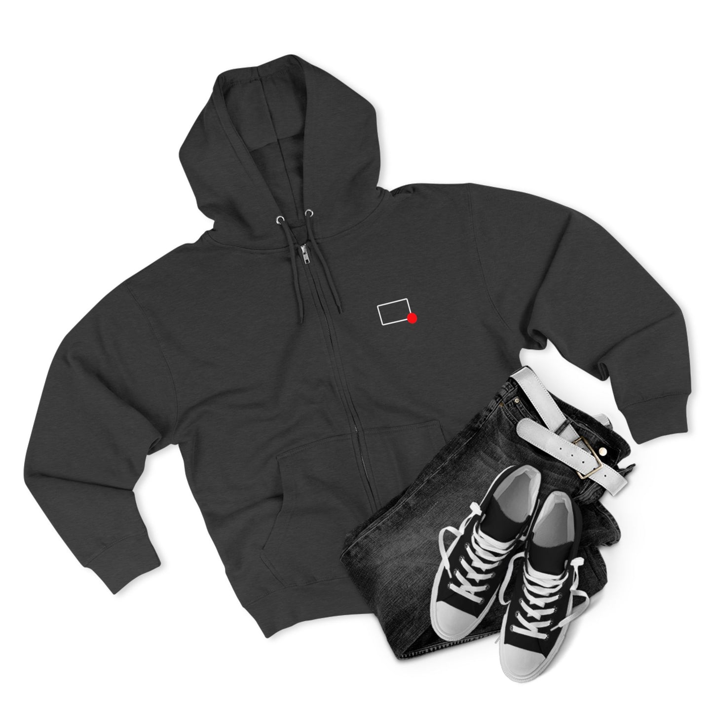 Rectangles Podcast Zip Hoodie