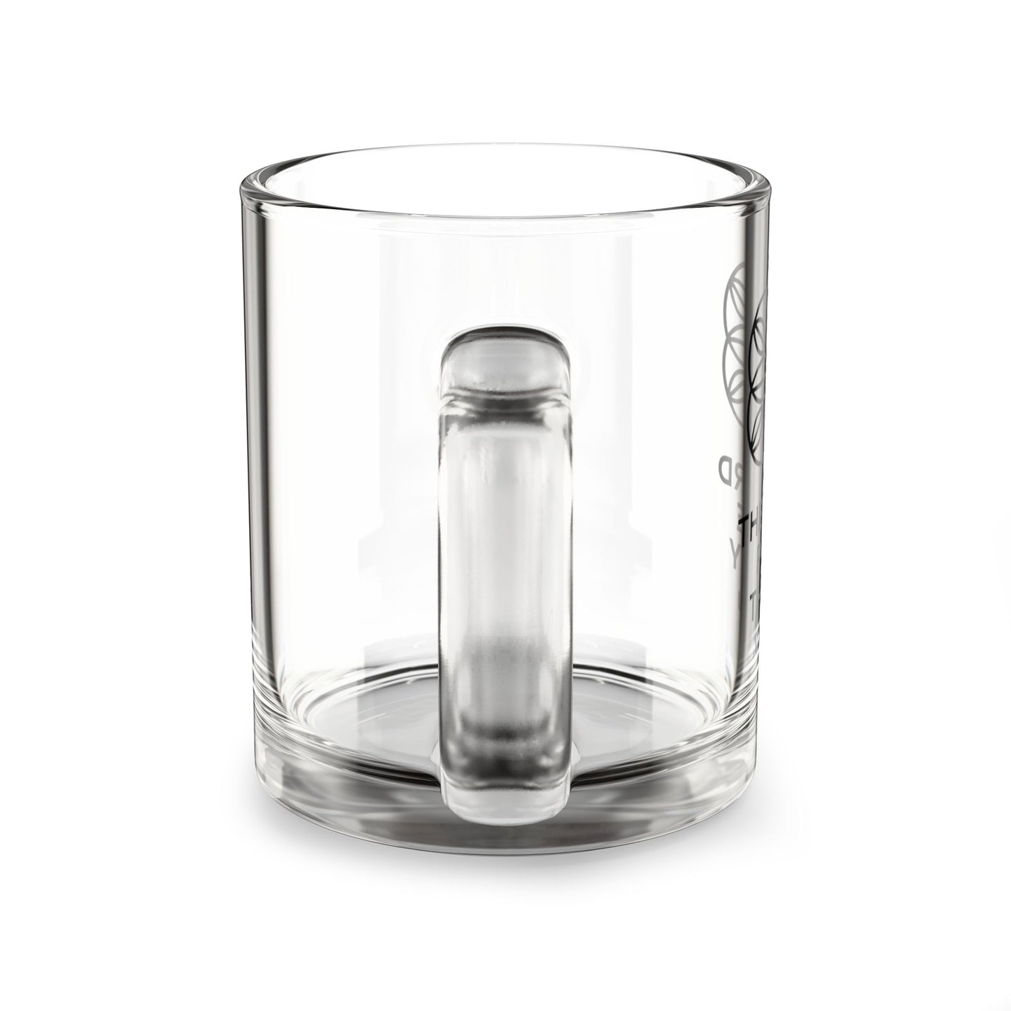 Third Place Theory Clear Glass Coffee/Tea Mug  10oz