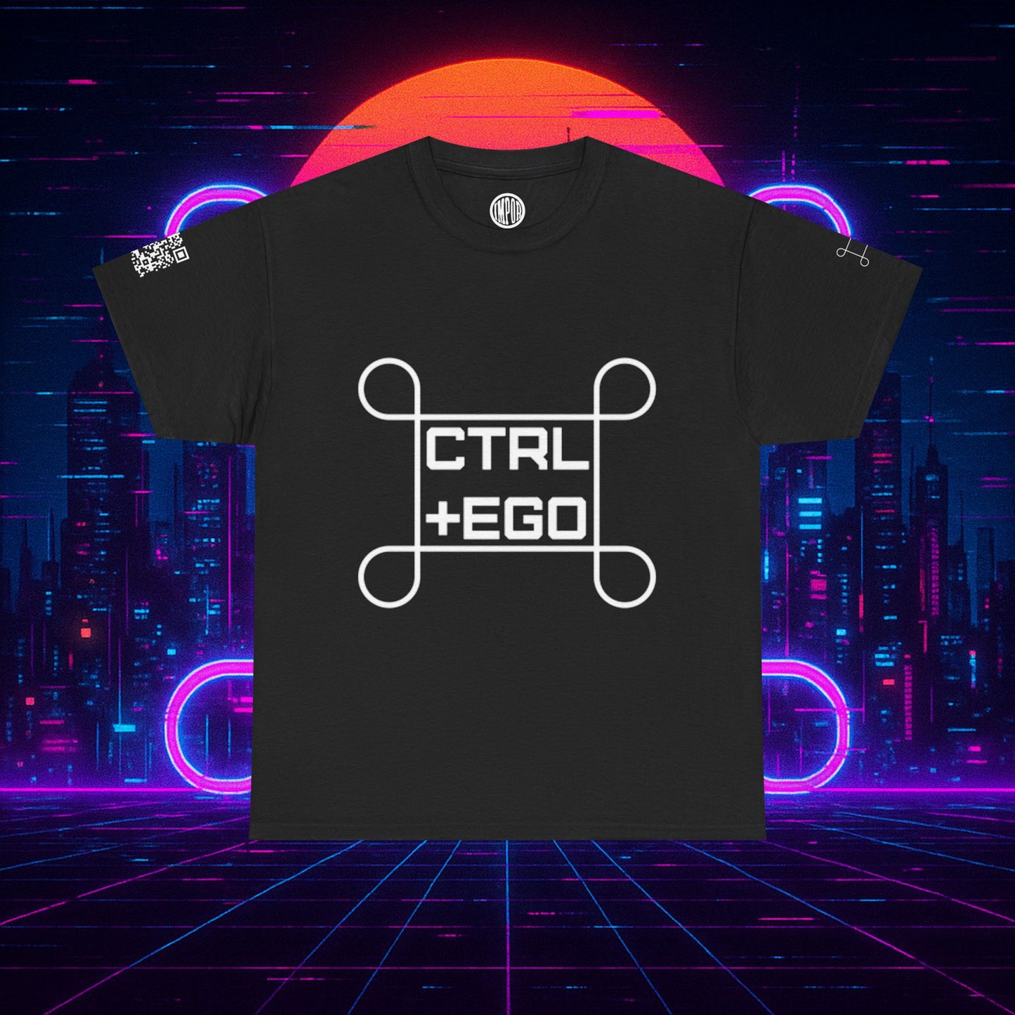CTRL + EGO Big logo  Tee