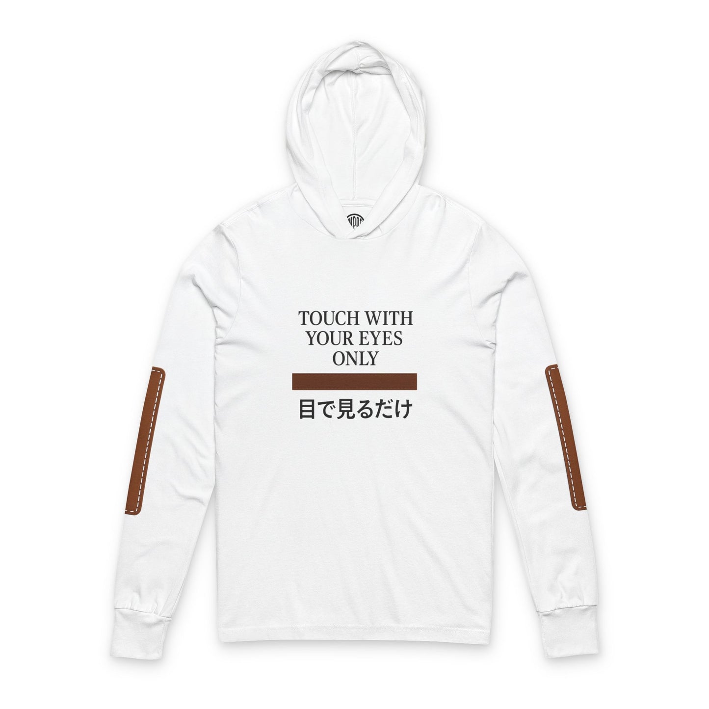 Touch with your eyes only Hoodie