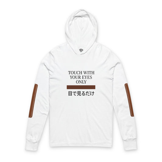 Touch with your eyes only Hoodie