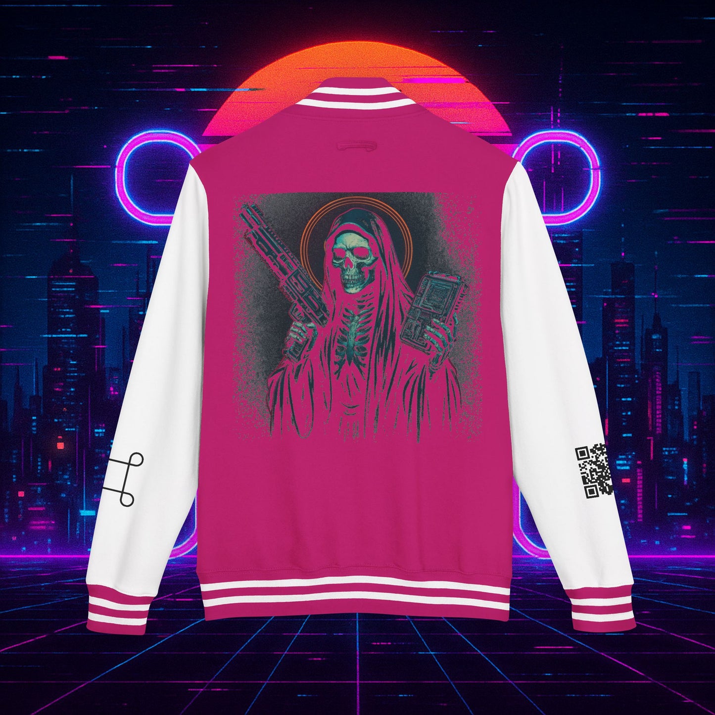 University of Santa Muerte Class of 2085 Unisex Letterman Jacket