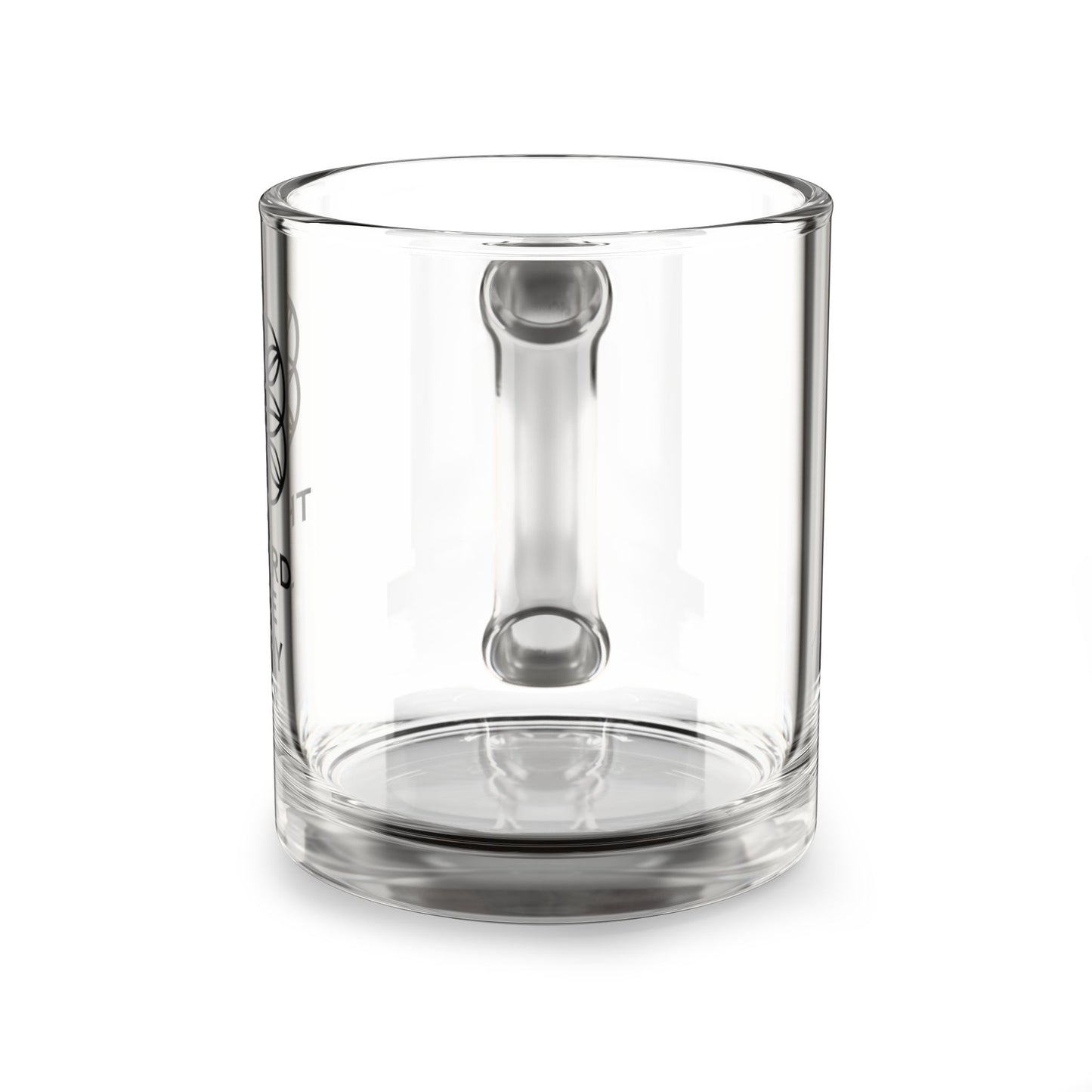 Third Place Theory Clear Glass Coffee/Tea Mug  10oz