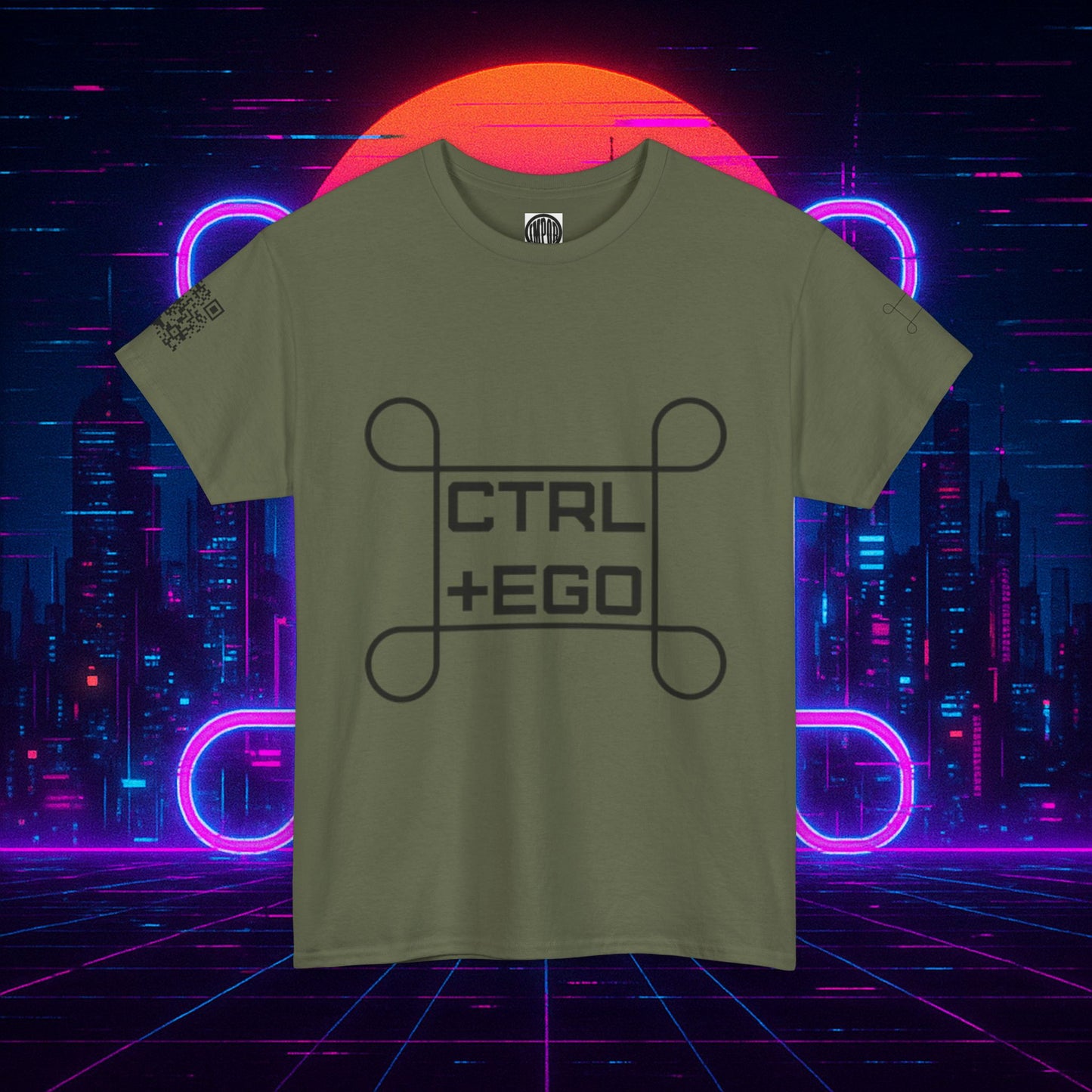 CTRL + EGO Big logo  Tee