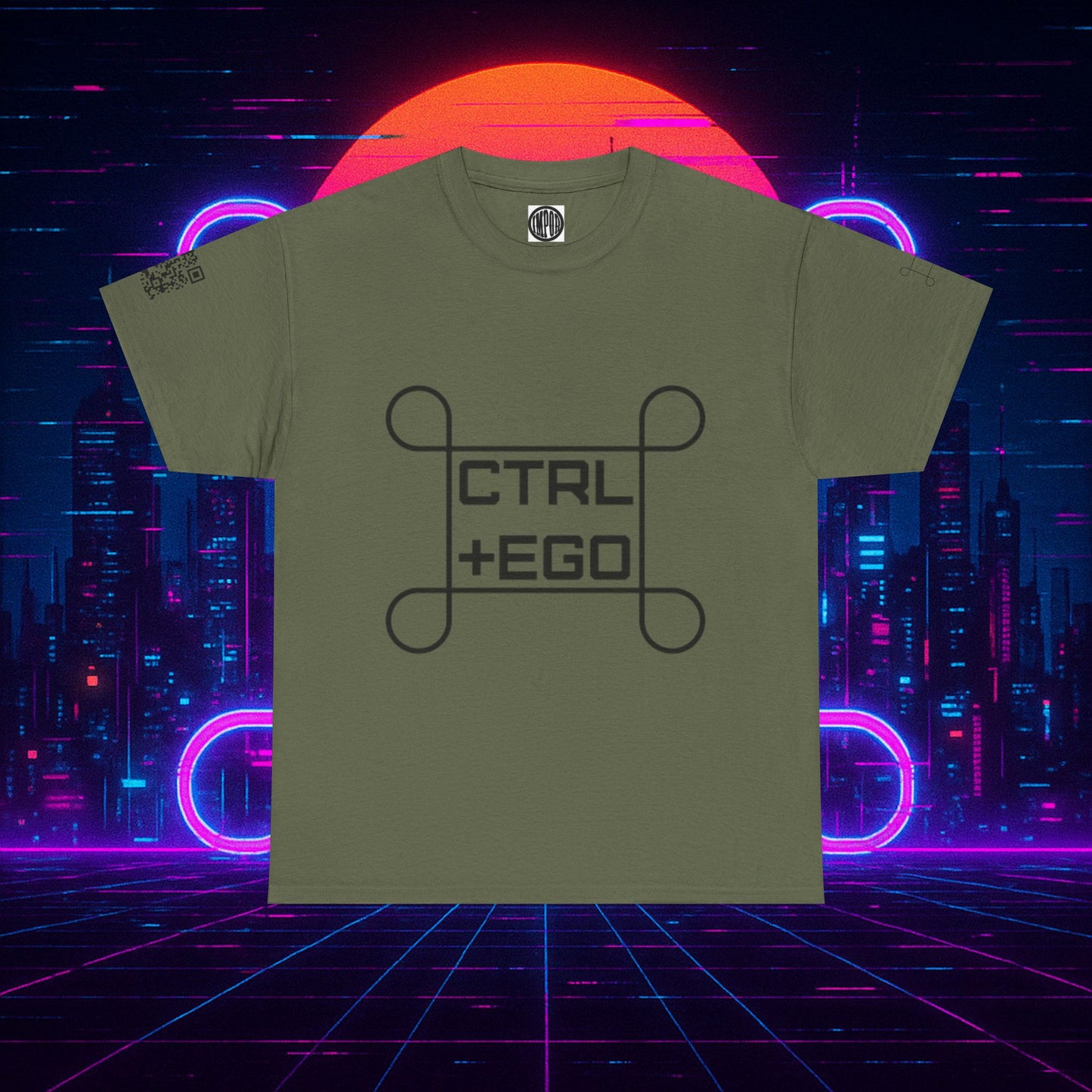 CTRL + EGO Big logo  Tee