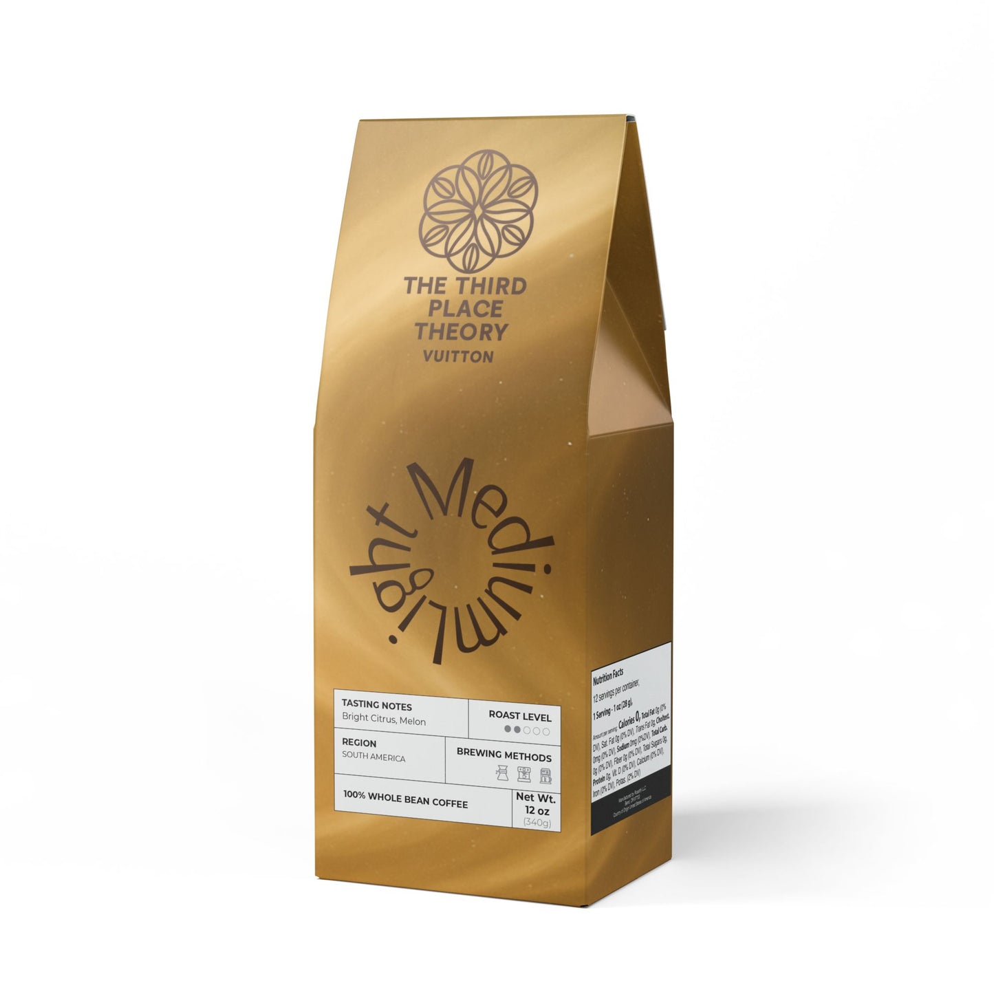 The "Flat White" Blend (Light-Medium Roast)