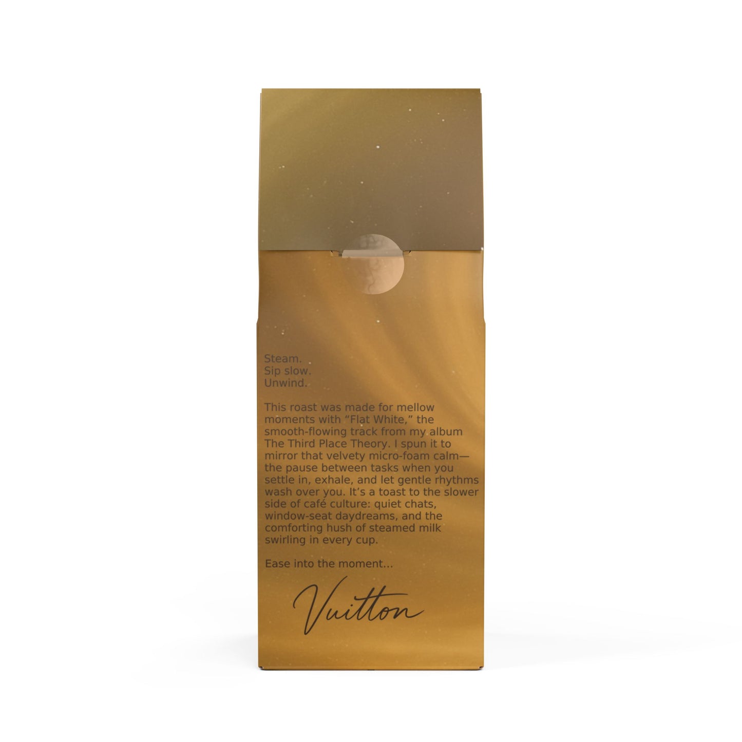 The "Flat White" Blend (Light-Medium Roast)