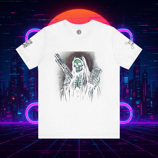 Cyberpunk Santa Muerte 2085 Tee