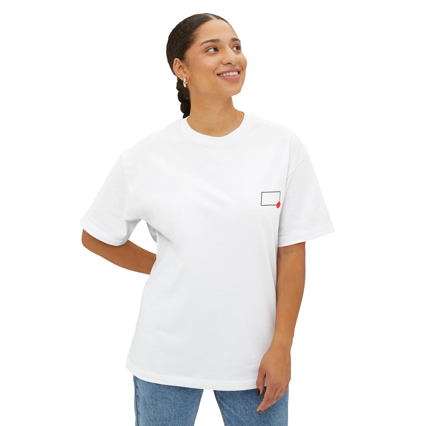 Rectangles Podcast Logo Oversize shirt