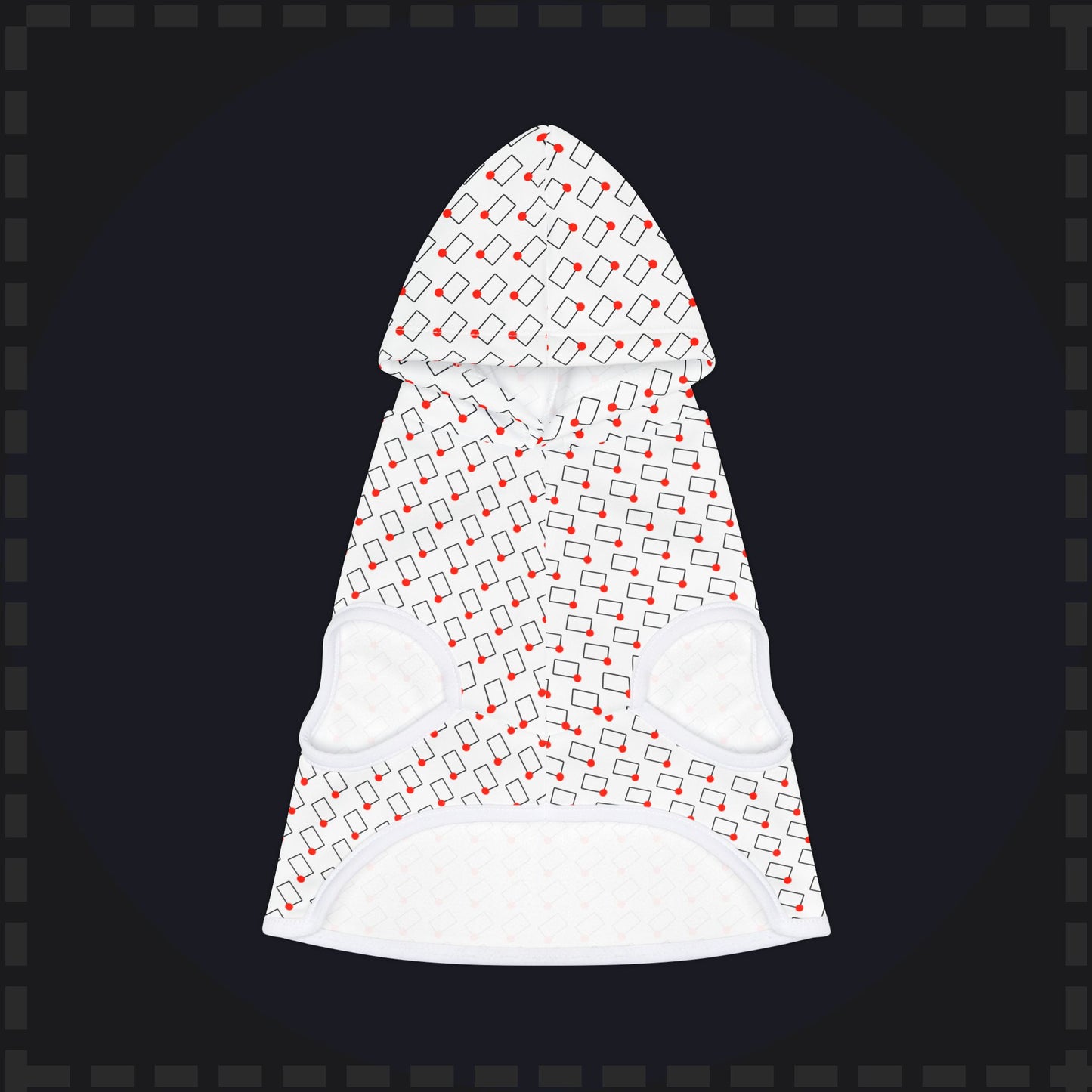 Rectangles Podcast Pet Hoodie