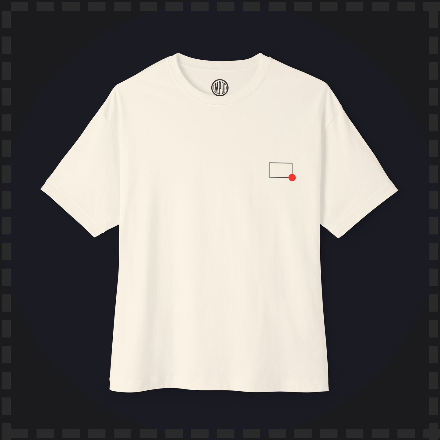 Rectangles Podcast Logo Oversize shirt