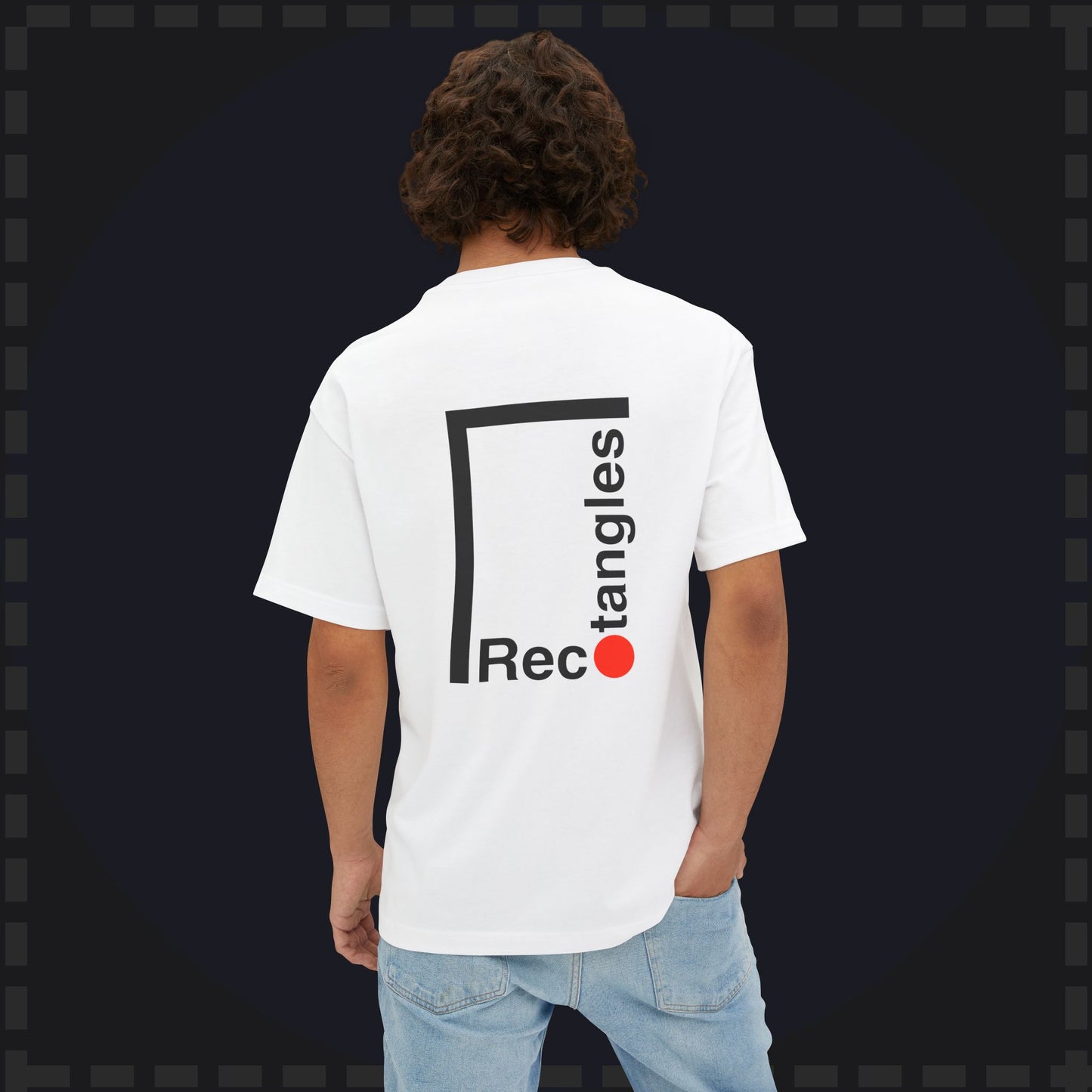 Rectangles Podcast Logo Oversize shirt