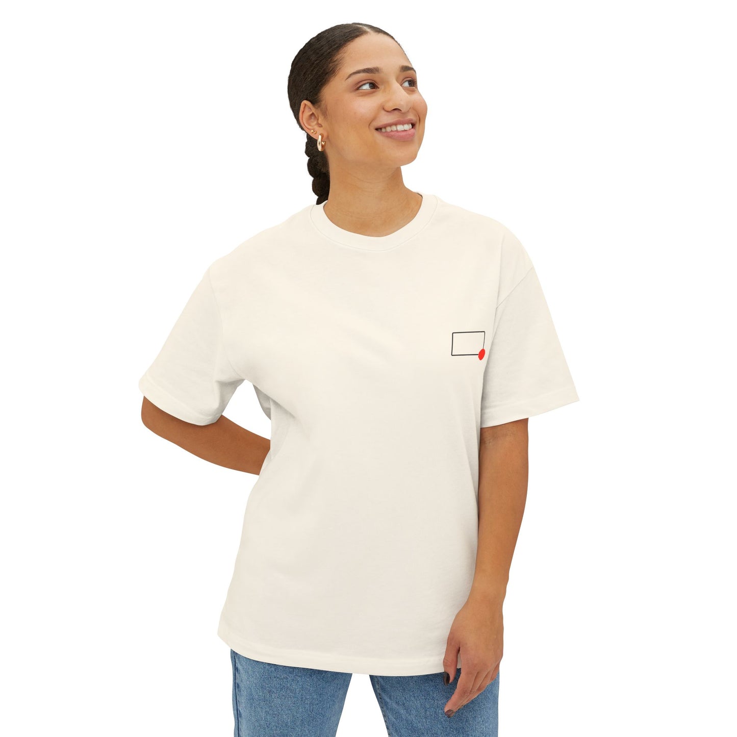 Rectangles Podcast Logo Oversize shirt