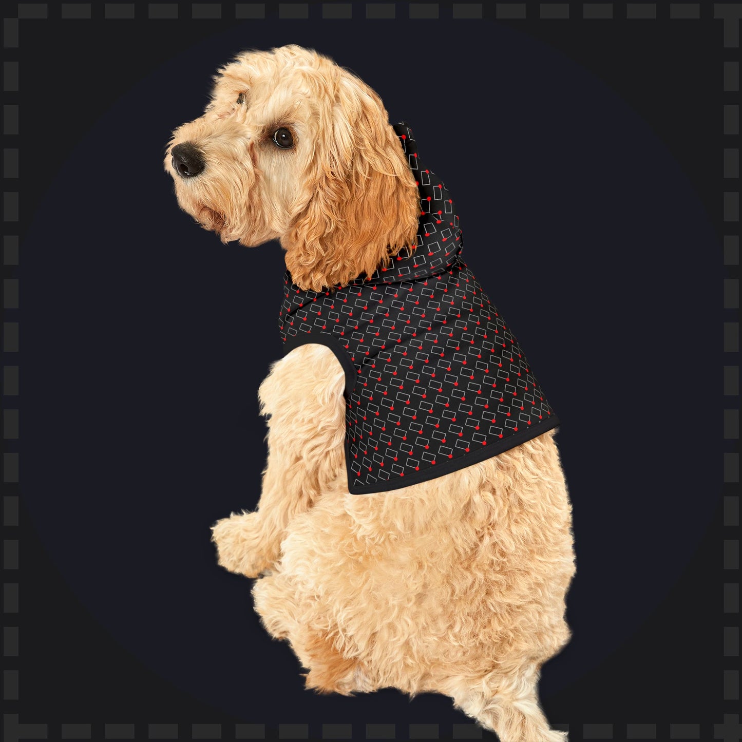 Rectangles Podcast Pet Hoodie