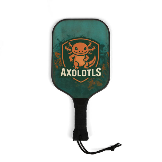 Imporium Arts Sportsball Axolotls “Serve & Slay” Pickleball Set