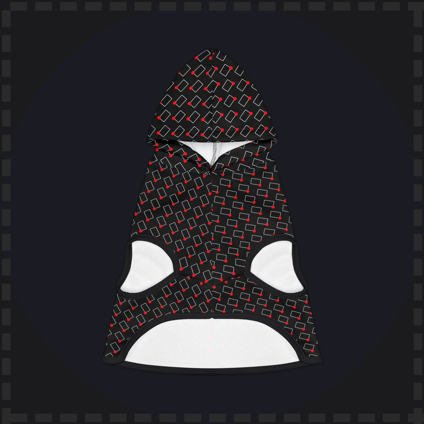 Rectangles Podcast Pet Hoodie