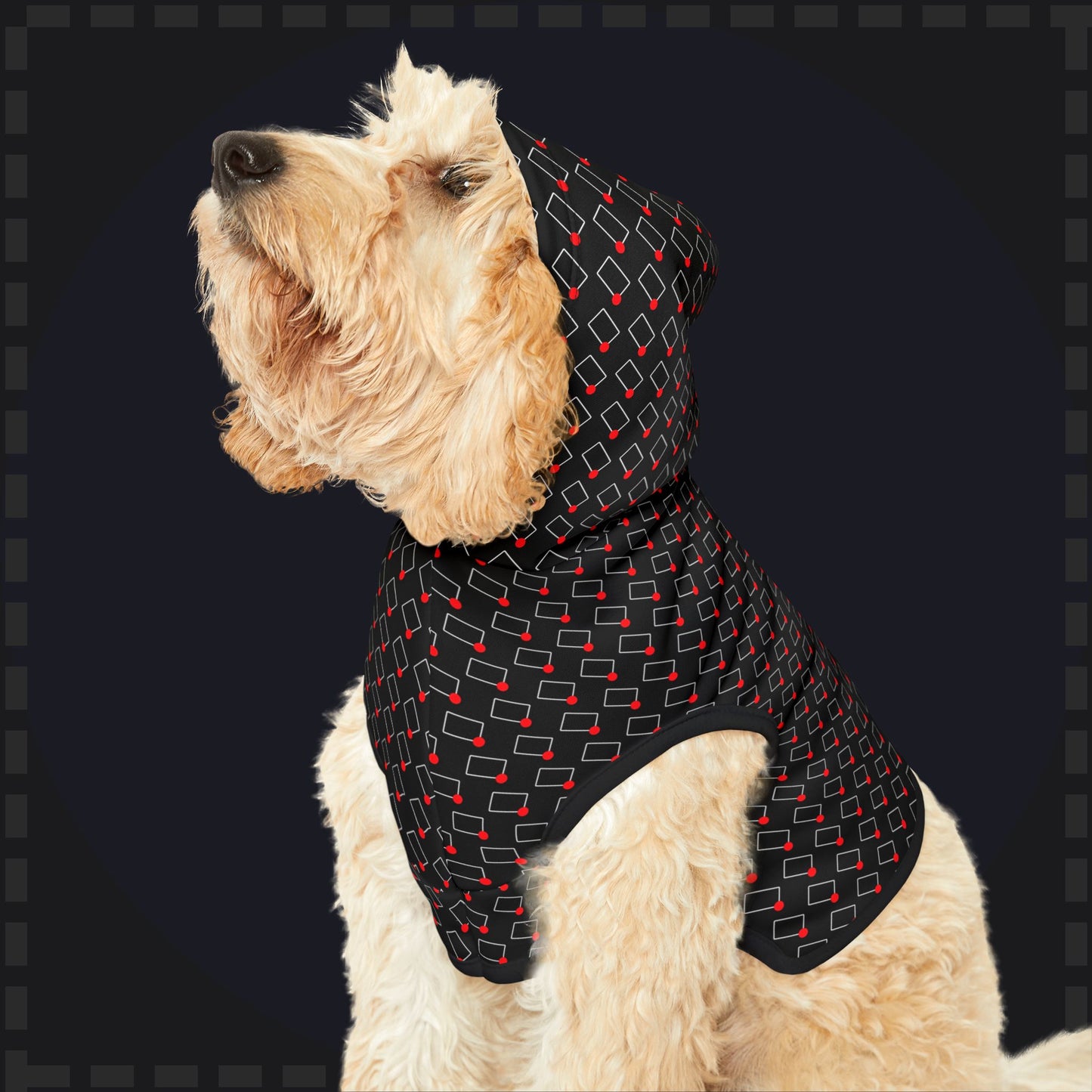 Rectangles Podcast Pet Hoodie