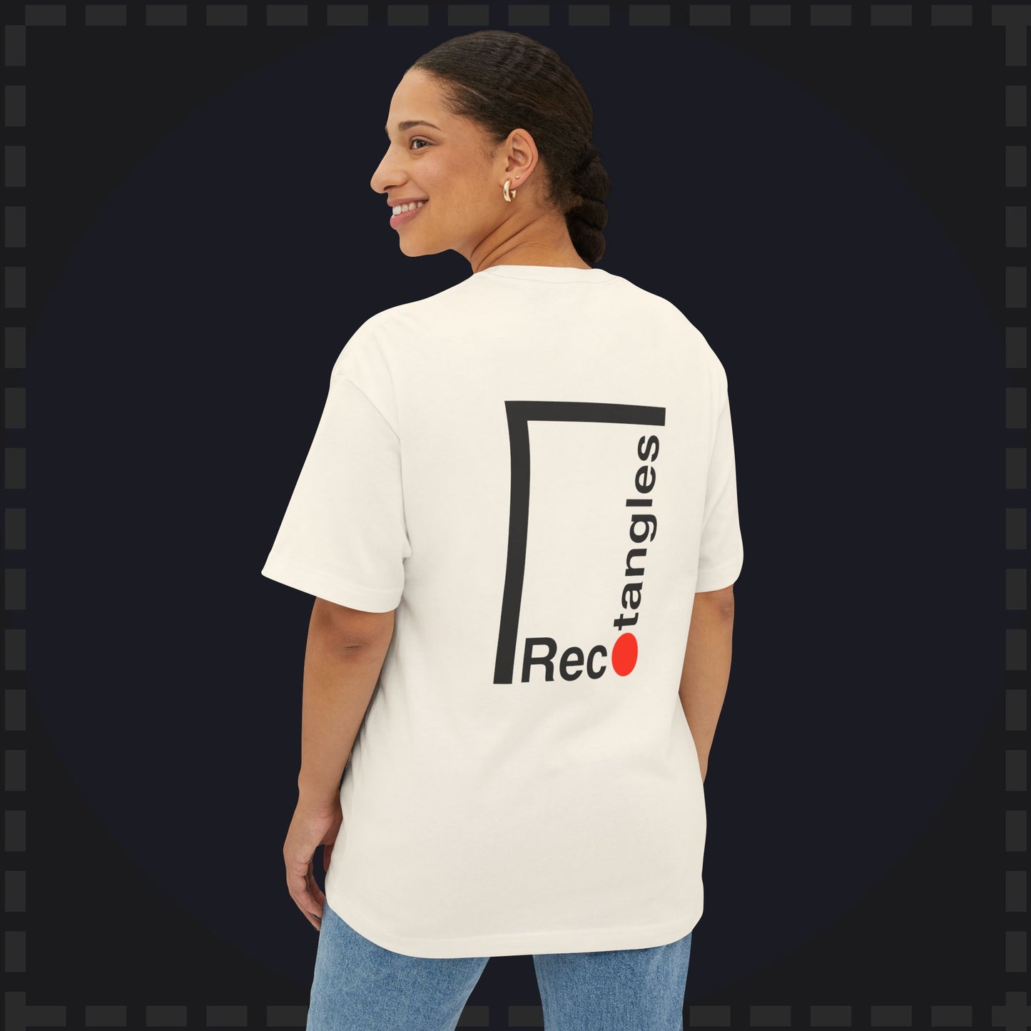 Rectangles Podcast Logo Oversize shirt