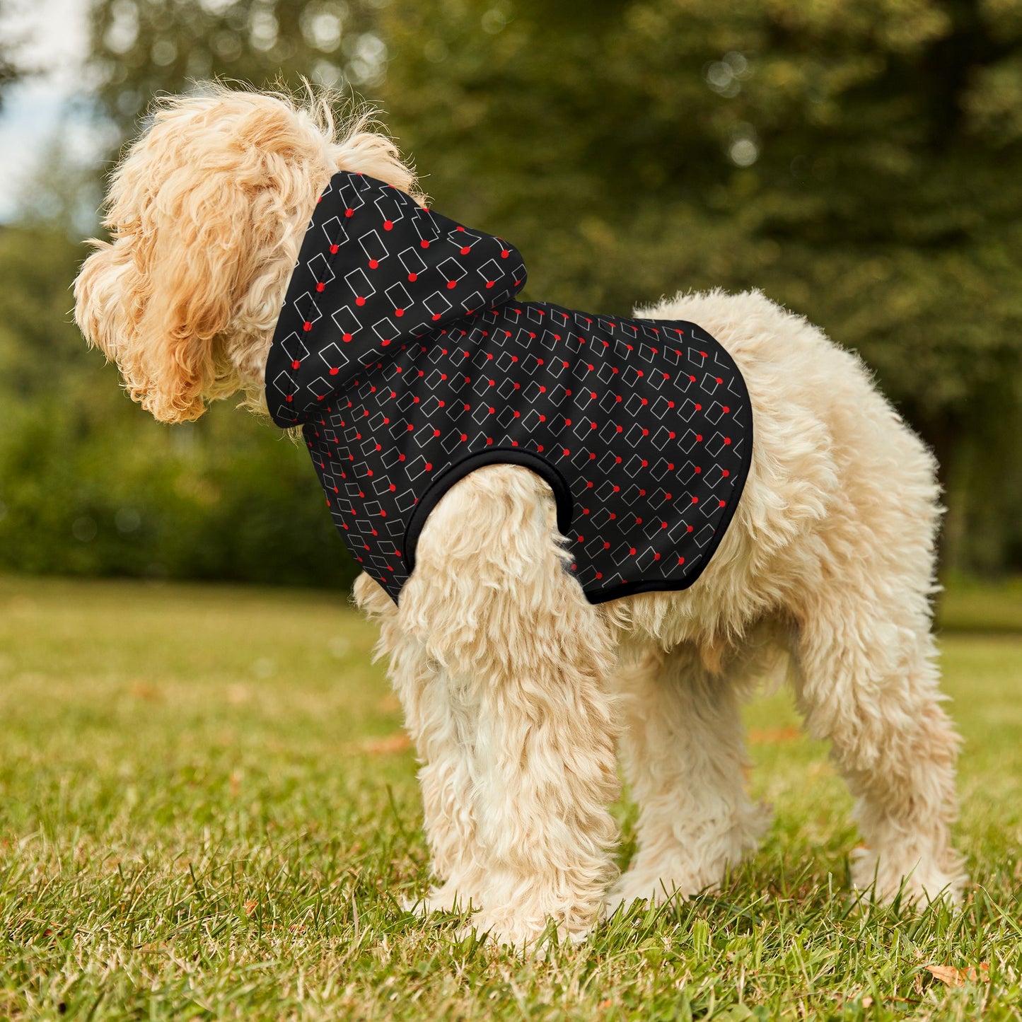 Rectangles Podcast Pet Hoodie