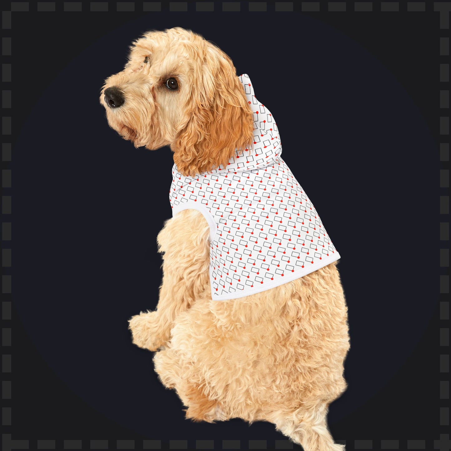 Rectangles Podcast Pet Hoodie