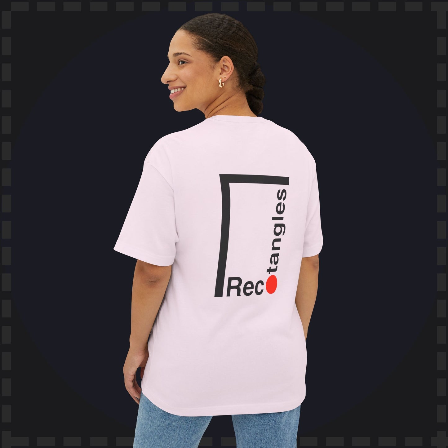 Rectangles Podcast Logo Oversize shirt