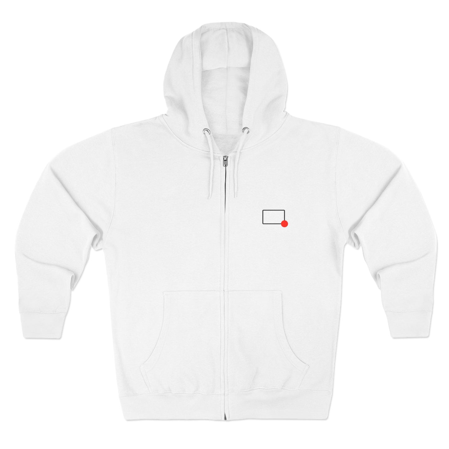 Rectangles Podcast Zip Hoodie